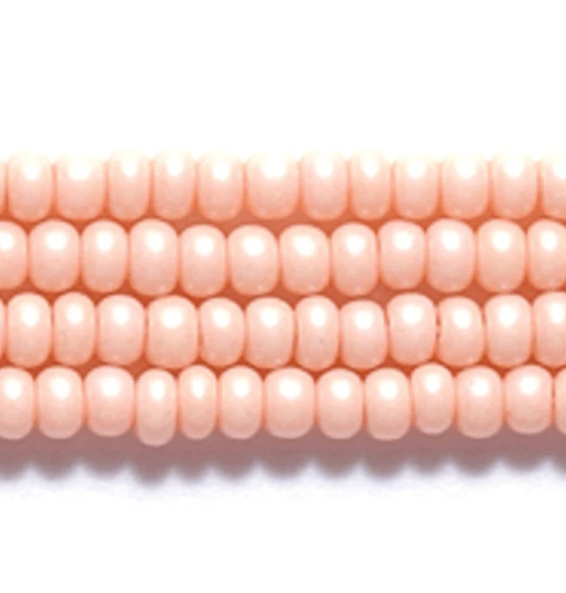 Preciosa Ornela 11/0 Preciosa Seed Beads 11/0 Beige-Peach Terra Pearl Opaque Preciosa Seed Beads *Limited time Hank 2023*