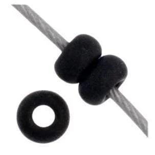 Preciosa Ornela 11/0 Preciosa Seed Beads 11/0 Black Matte Opaque, Preciosa Seed Bead