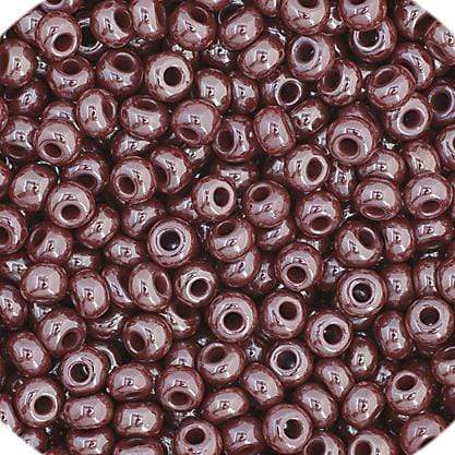 Preciosa Ornela 11/0 Preciosa Seed Beads 11/0 Brown Luster Opaque Preciosa Seed Bead