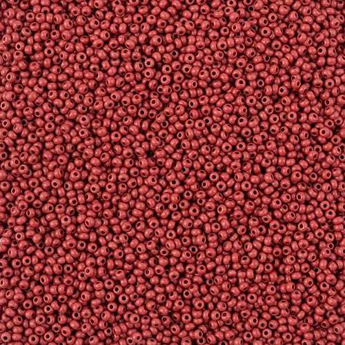 Preciosa Ornela 11/0 Preciosa Seed Beads 11/0 BROWN MATTE Terra Intensive Finish, Preciosa Seed Beads