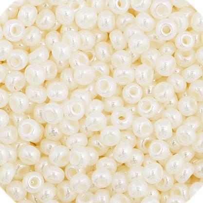 Preciosa Ornela 11/0 Preciosa Seed Beads 11/0 Ceylon Opaque Dyed Pearl Preciosa Seed Bead