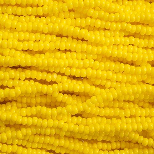Sundaylace Creations & Bling Charlotte Cut Seedbeads 11/0 Charlotte Cut Czech Seed Beads- Opaque Lemon Yellow