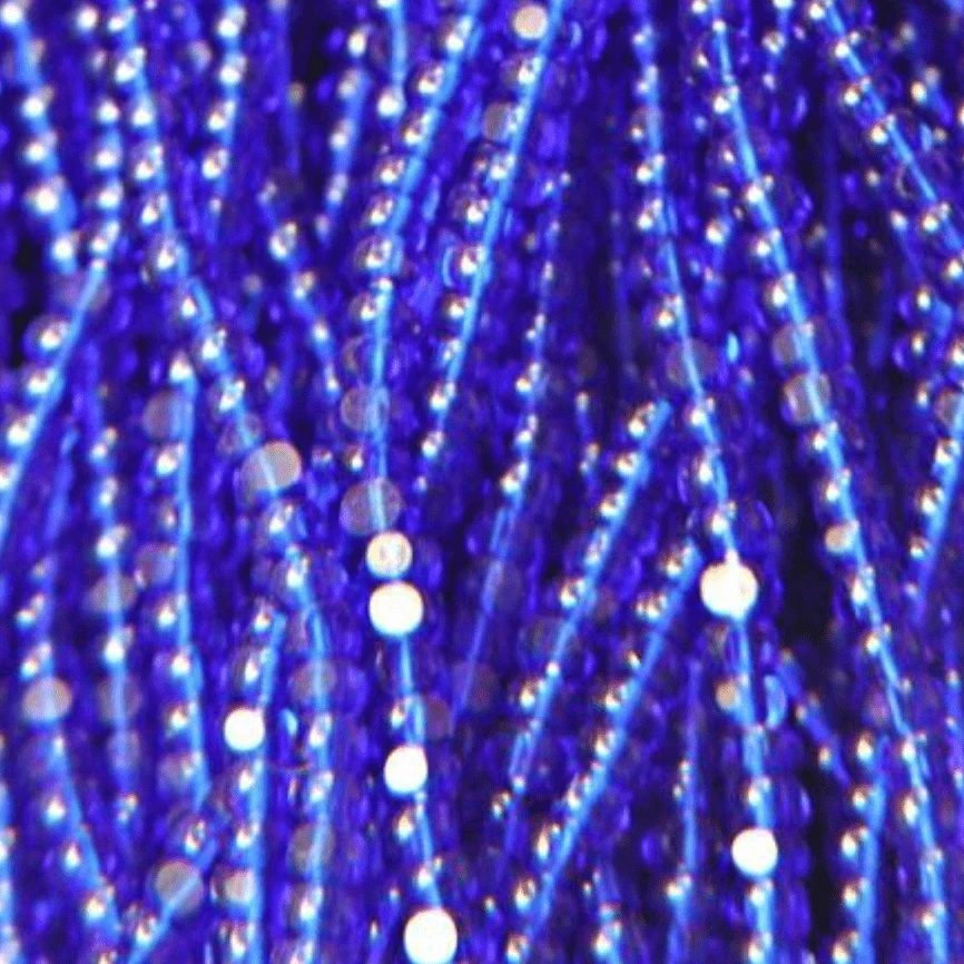 11/0 Charlotte Cut Seed Bead- Royal Blue Transparent *10g Hank* Charlotte Cut Seedbeads