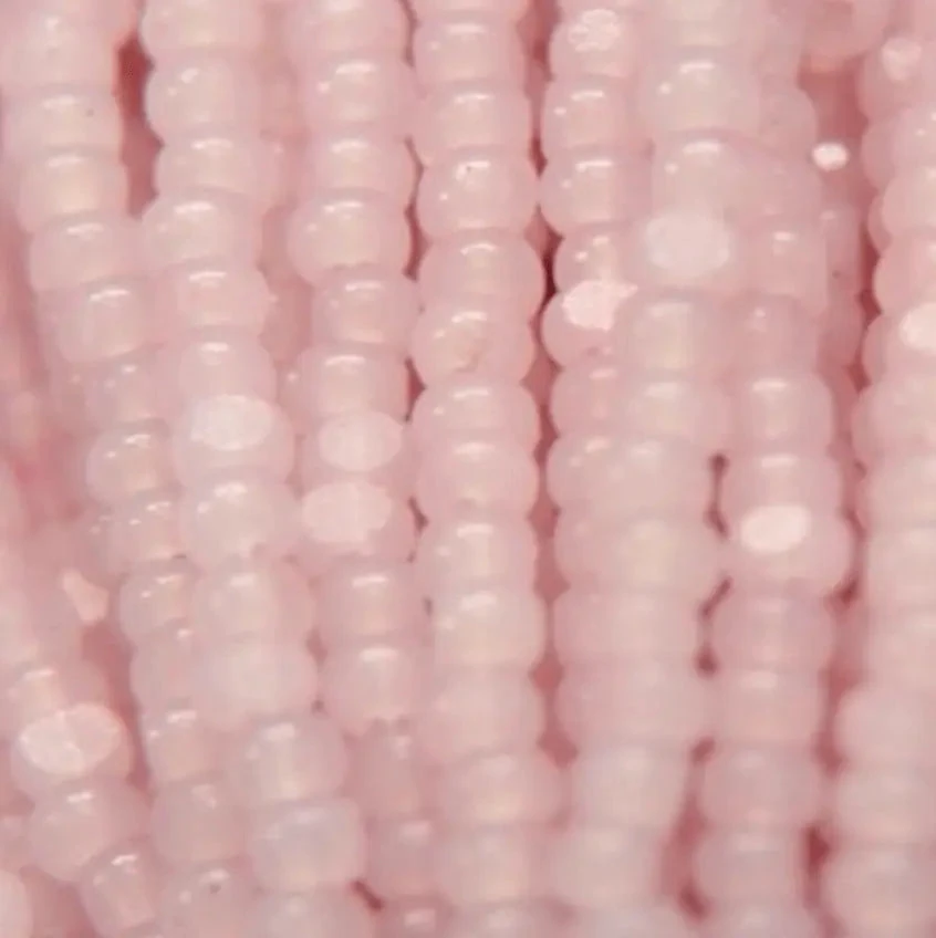 11/0 Charlotte Cut SHEEN India Seed Bead- Opal Rose Water *10g Hank* Charlotte Cut Seedbeads