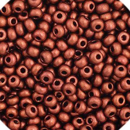 Preciosa Ornela 11/0 Preciosa Seed Beads 11/0 Copper Metallic Preciosa Seed Bead
