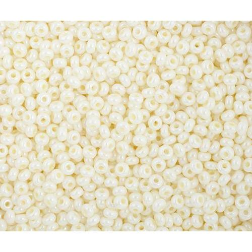 Preciosa Ornela 10/0 Preciosa Seed Beads 10/0 CREAM Opaque, Preciosa Seed Beads
