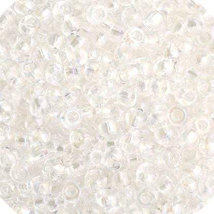 Preciosa Ornela 11/0 Preciosa Seed Beads 11/0 Crystal AB Transparent Preciosa Seed Bead