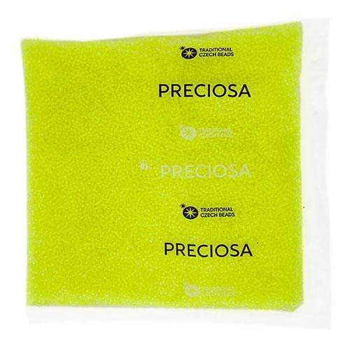 Preciosa Ornela 11/0 Preciosa Seed Beads 11/0 Crystal Colour Lined Neon Yellow, Preciosa Seed Bead