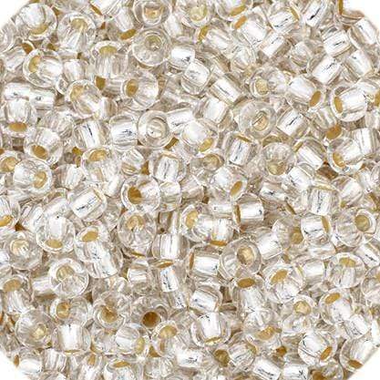 Preciosa Ornela 11/0 Preciosa Seed Beads 11/0 Crystal Silver lined Preciosa Seed Bead