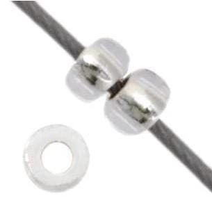 Preciosa Ornela 11/0 Preciosa Seed Beads 11/0 Crystal Silver lined Preciosa Seed Bead