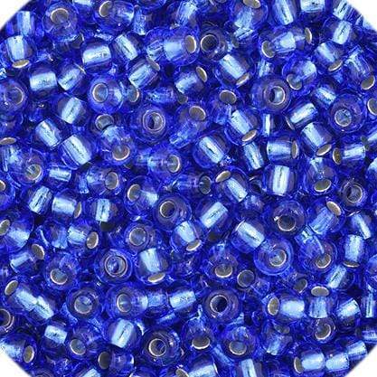Preciosa Ornela 11/0 Preciosa Seed Beads 11/0 Dark Blue Silver lined Preciosa Seed Bead