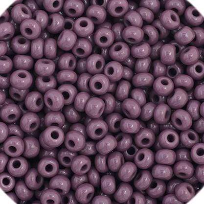 Sundaylace Creations & Bling 11/0 Preciosa Seed Beads 11/0 Dark Mauve Opaque Preciosa Seed Bead