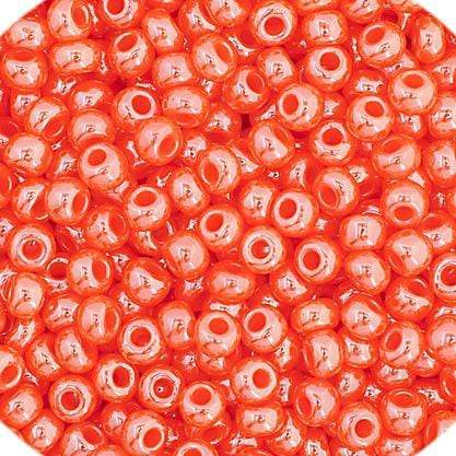 Preciosa Ornela 11/0 Preciosa Seed Beads 11/0 Dark Orange Luster Opaque Preciosa Seed Bead