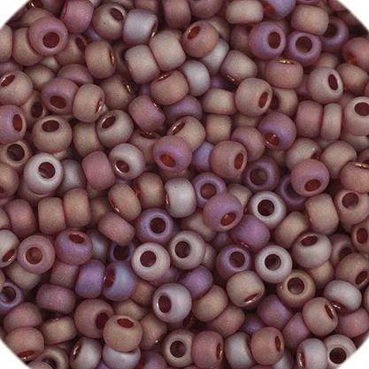 Sundaylace Creations & Bling 11/0 Preciosa Seed Beads 11/0 Dark Red AB Matte Transparent Preciosa Seed Bead