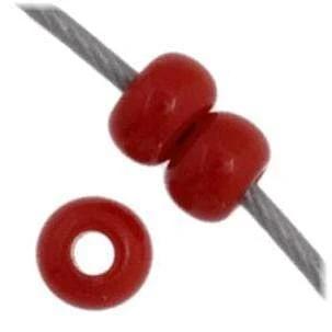 Preciosa Ornela 11/0 Preciosa Seed Beads 11/0 Dark Red Opaque Preciosa Seed Bead