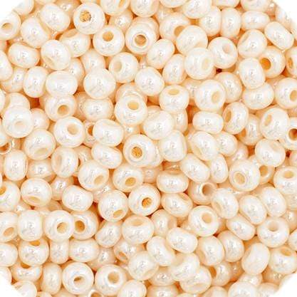 Preciosa Ornela 11/0 Preciosa Seed Beads 11/0 Eggshell Opaque Pearl Preciosa Seed Bead