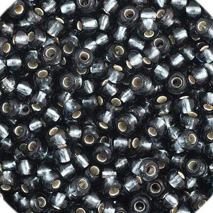 Preciosa Ornela 11/0 Preciosa Seed Beads 11/0 Grey Transparent Silverlined Preciosa Seed Bead