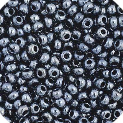 Preciosa Ornela 11/0 Preciosa Seed Beads 11/0 Gunmetal Metallic Preciosa Seed Bead