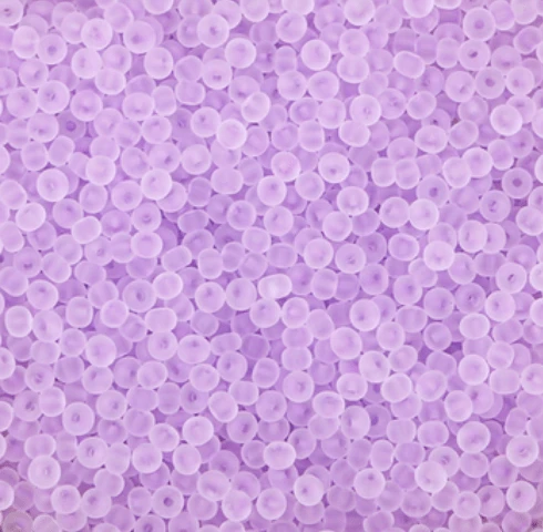 11/0 Japanese Seedbeads, Frosted Matte Orchid Purple 10g 11/0 TOHO Seed Beads