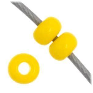 Preciosa Ornela 11/0 Preciosa Seed Beads 11/0 Lemon Yellow Opaque Preciosa Seed Bead