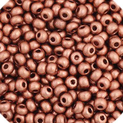 Sundaylace Creations & Bling 11/0 Preciosa Seed Beads 11/0 Light Copper Metallic Preciosa Seed Bead