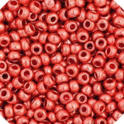 Preciosa Ornela 11/0 Preciosa Seed Beads 11/0 Light Copper Metallic Terra, Preciosa Seed Bead