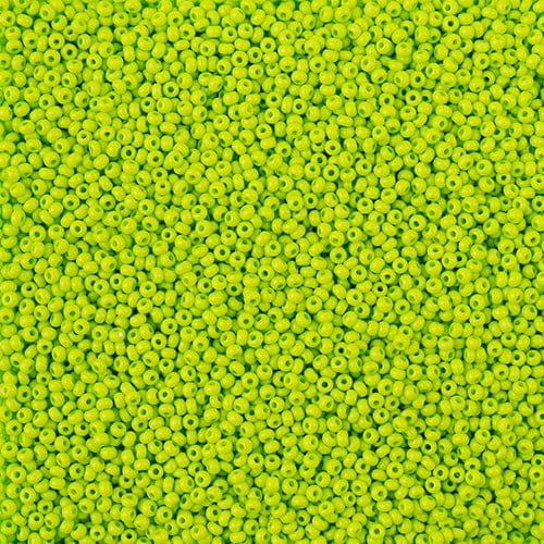 Preciosa Ornela 11/0 Preciosa Seed Beads 11/0 LIGHT GREEN MATTE Intensive Terra Preciosa Seed Beads