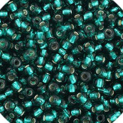 Preciosa Ornela 11/0 Preciosa Seed Beads 11/0 Light Green Silverlined (Teal) Preciosa Seed Bead
