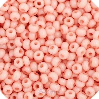 Preciosa Ornela 11/0 Preciosa Seed Beads 11/0 Light Orange Matte Dyed Preciosa Seed Bead