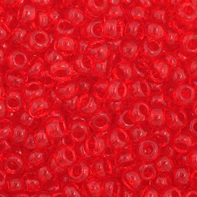 Preciosa Ornela 11/0 Preciosa Seed Beads 11/0 Light Red Transparent, Preciosa Seed Beads