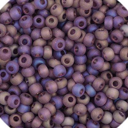 Sundaylace Creations & Bling 11/0 Preciosa Seed Beads 11/0 Mauve AB Matte Transparent Preciosa Seed Bead