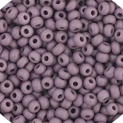 Preciosa Ornela 11/0 Preciosa Seed Beads 11/0 Mauve Opaque Preciosa Seed Bead