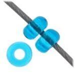 Preciosa Ornela 11/0 Preciosa Seed Beads 11/0 Medium Aqua Transparent Precoisa Seed Beads