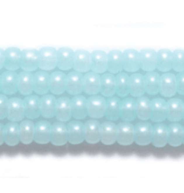 Preciosa 11/0 Preciosa Seed Beads 11/0 Mint Green Opal Pearl Terra Preciosa Seed Beads *Limited time Hank 2023*