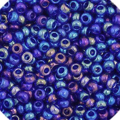 Preciosa Ornela 11/0 Preciosa Seed Beads 11/0 Navy Blue AB Transparent Precoisa Seed Bead
