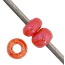 Preciosa Ornela 11/0 Preciosa Seed Beads 11/0 Orange Rainbow Luster Opaque Czech Seed Beads