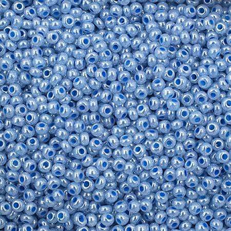 Preciosa Ornela 11/0 Preciosa Seed Beads 11/0 Pale Blue Opaque Dyed Pearl, Preciosa Seed Bead
