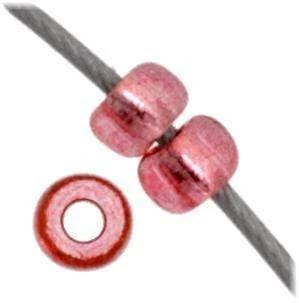 Preciosa Ornela 11/0 Preciosa Seed Beads 11/0 Pink Dyed Silver Lined *Dark Pink* Preciosa Seed Bead