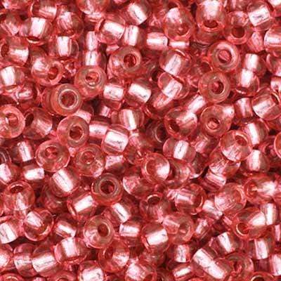Preciosa Ornela 11/0 Preciosa Seed Beads 11/0 Pink Dyed Silver Lined *Dark Pink* Preciosa Seed Bead