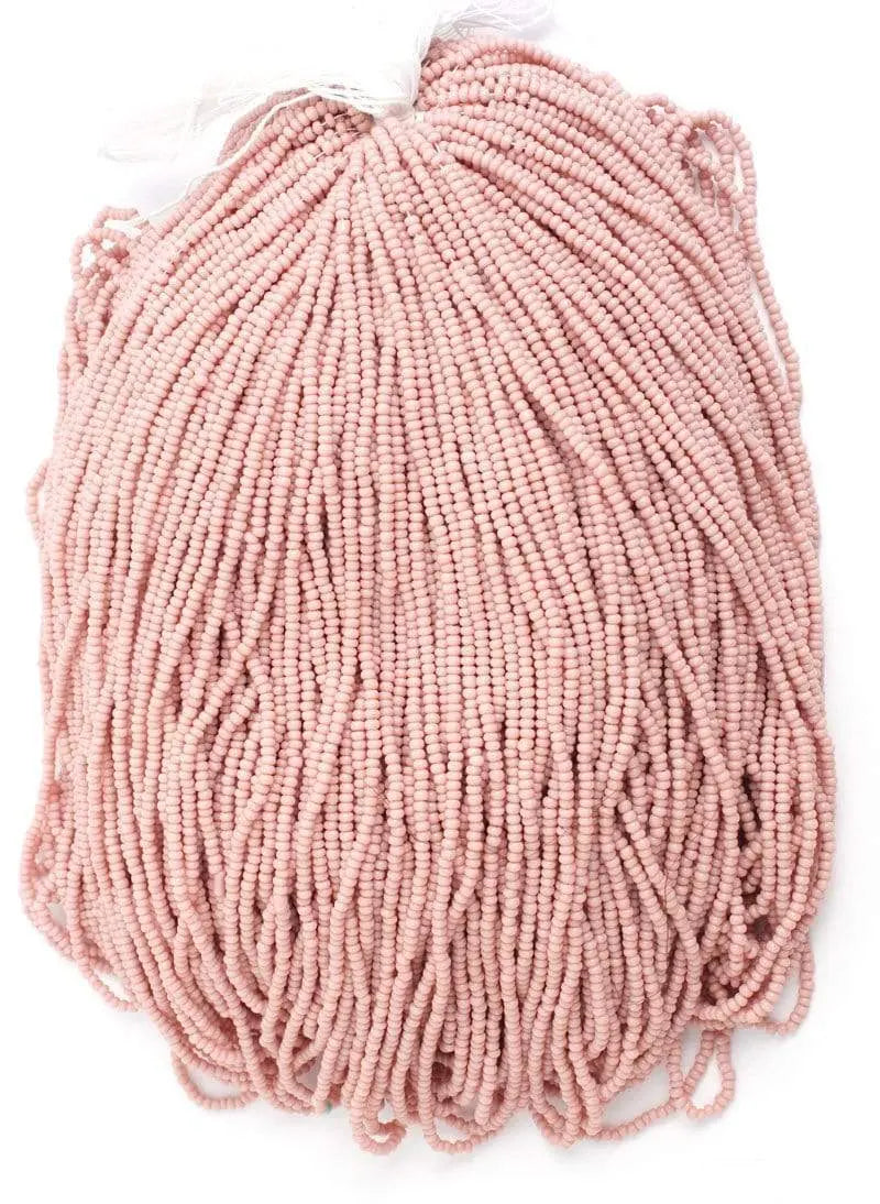 Preciosa Ornela 11/0 Preciosa Seed Beads 11/0 Pink Opaque, Preciosa Seed Bead *Sold in Hank*