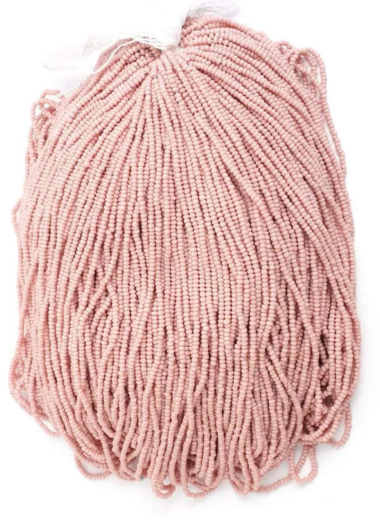 Preciosa Ornela 11/0 Preciosa Seed Beads 11/0 Pink Opaque, Preciosa Seed Bead *Sold in Hank*