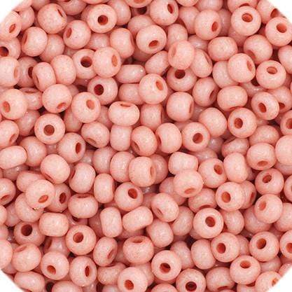 Preciosa Ornela 11/0 Preciosa Seed Beads 11/0 Pink Solgel Dyed Preciosa Seed Bead *Cheyenne Pink*
