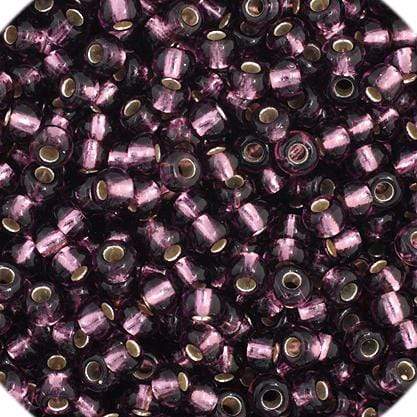 Preciosa Ornela 11/0 Preciosa Seed Beads 11/0 Purple Silver lined Czech Seed Beads
