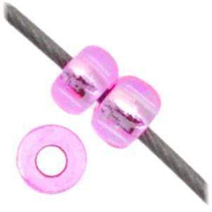 Preciosa Ornela 11/0 Preciosa Seed Beads 11/0 Rosaline Silver lined Dyed Preciosa Seed Bead