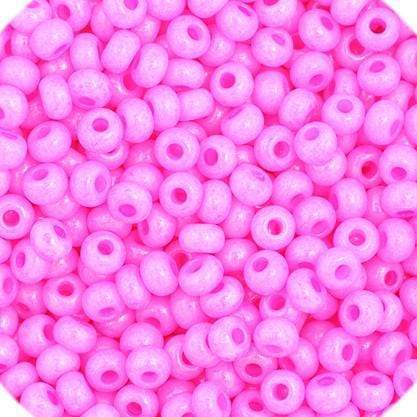 Preciosa Ornela 11/0 Preciosa Seed Beads 11/0 Rose Opaque Dyed Czech Seed Beads
