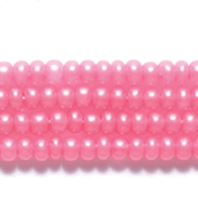 Preciosa 11/0 Preciosa Seed Beads 11/0 Rose Pink Opal Pearl Terra Preciosa Seed Beads *Limited time Hank 2023*