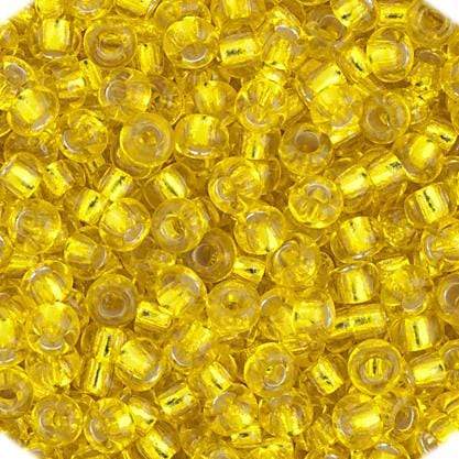 Preciosa Ornela 11/0 Preciosa Seed Beads 11/0 Silver lined Yellow Czech Seed Beads