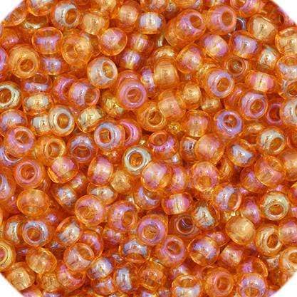 Preciosa Ornela 11/0 Preciosa Seed Beads 11/0 Topaz AB Transparent Preciosa Seed Bead