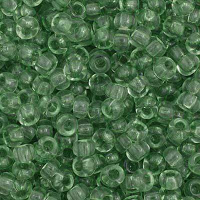 Preciosa Ornela 11/0 Preciosa Seed Beads 11/0 Transparent Light Green Dyed Preciosa Seed Bead