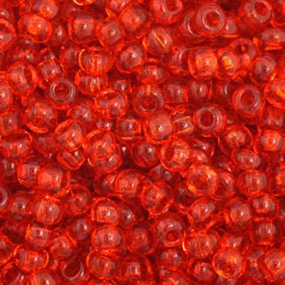 Preciosa Ornela 11/0 Preciosa Seed Beads 11/0 Transparent Orange Preciosa Seed Bead